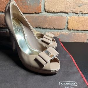 Coach Starla Patent Leather Pumps